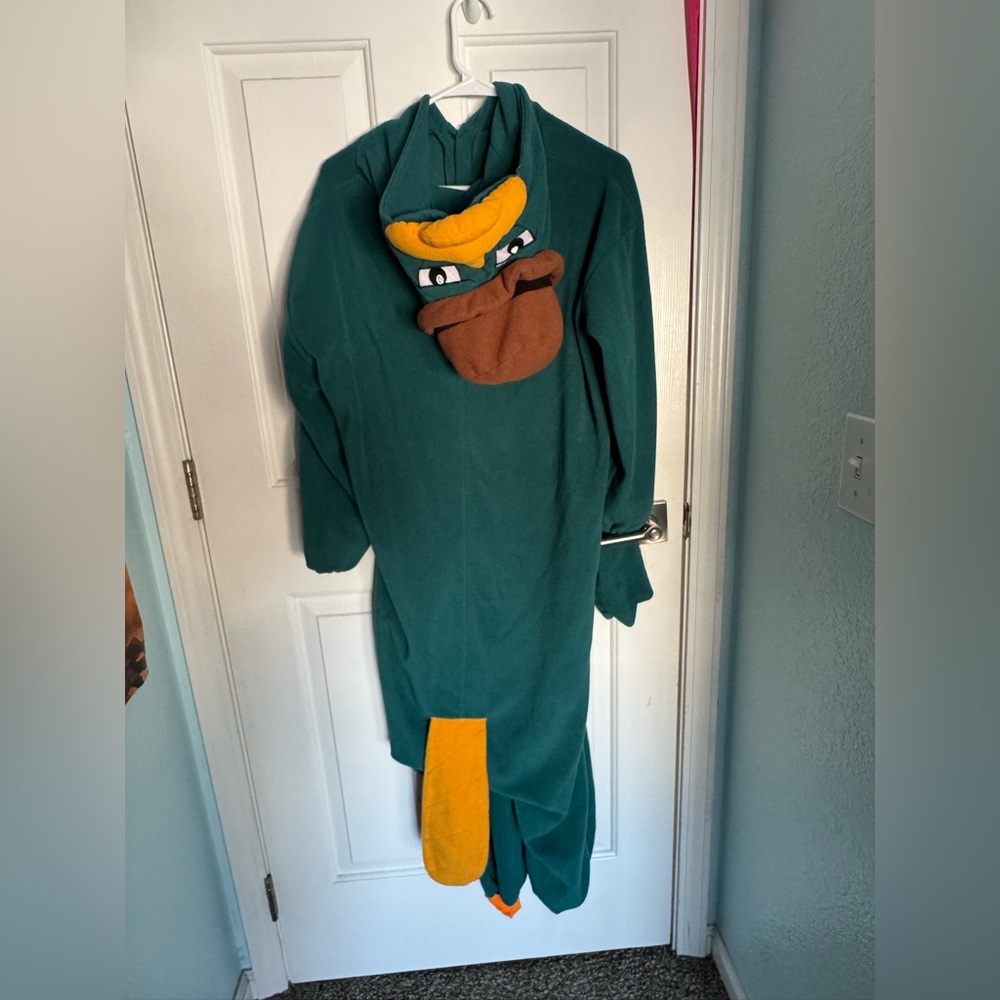 Adult Size Perry the Platypus Onesie Costume Pajamas